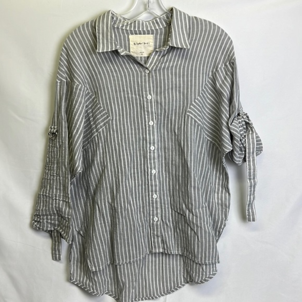 By Together You‎ & I 100%Cotton Shirt Women's Size Small Summer